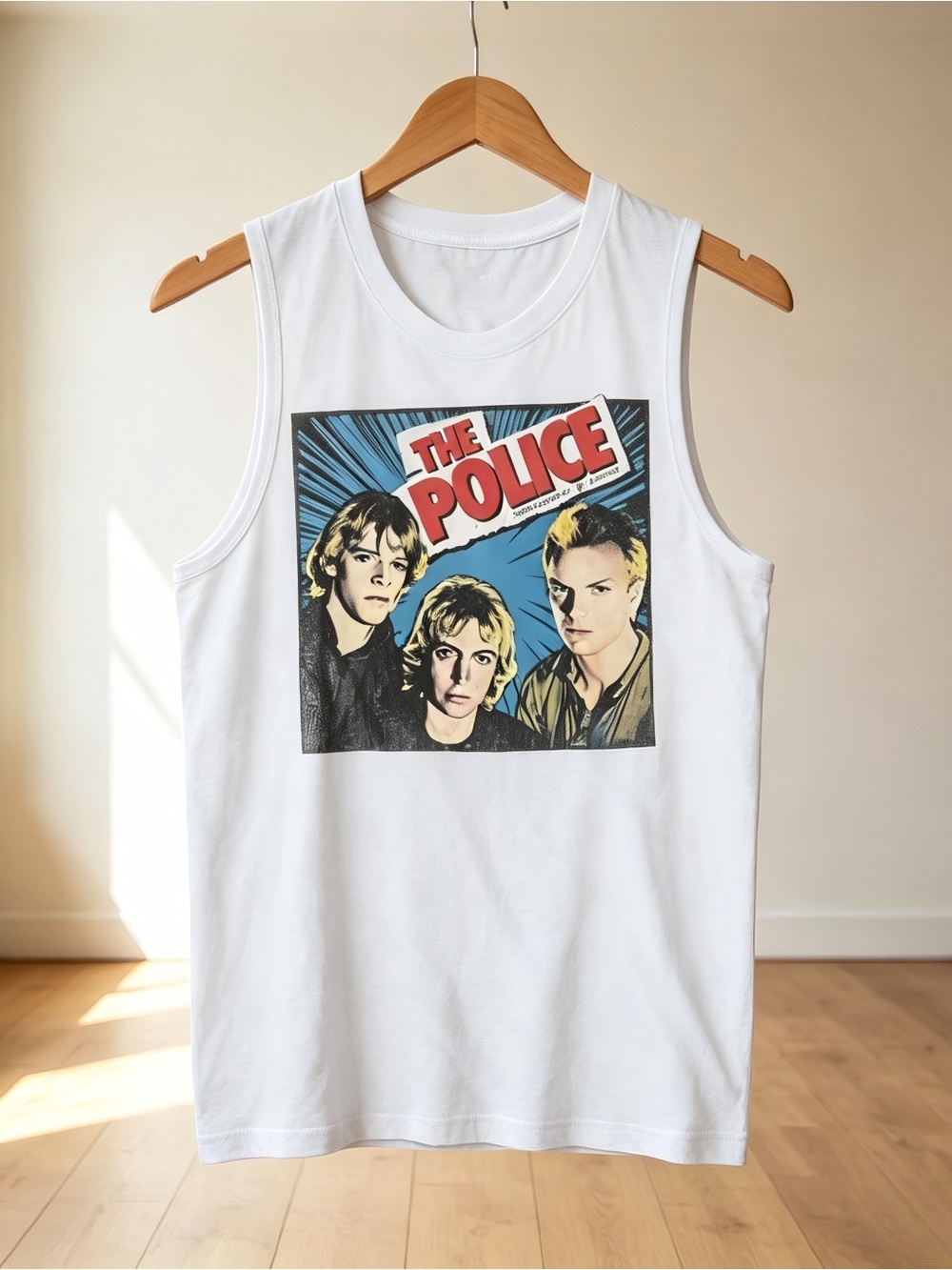 The Police Comic Graphics Womens Mens Tank Top Unisex